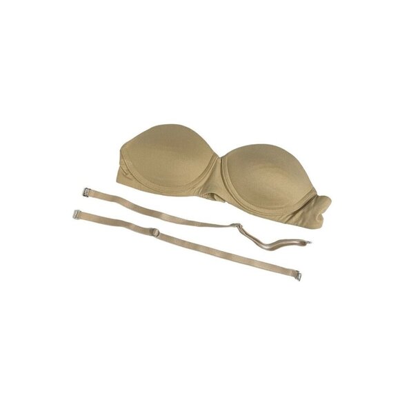 MAIDENFORM Womens 34A Nude Padded Underwire Push-Up Bra Removable Straps - Picture 2 of 4